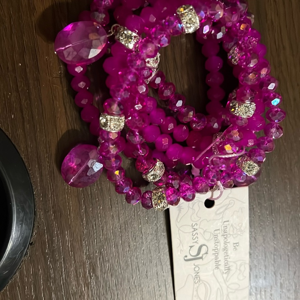 Sassy Jones Malia bracelet stack  never used.
